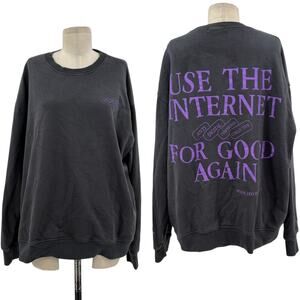 The Mayfair Group Anti Digital Dysphoria Collective Crewneck Sweatshirt One Size